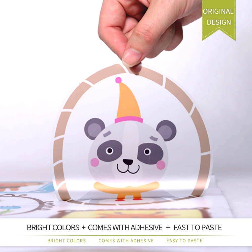 2019 новые фотографии животных Наклейка на стену домашний декор съемные