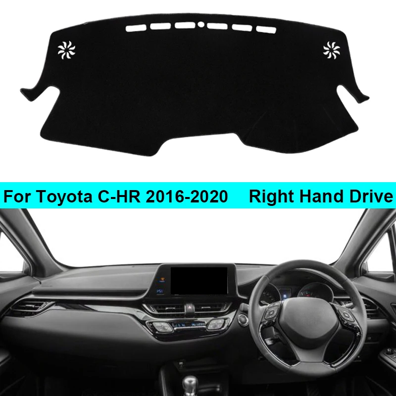 Для Toyota C-HR CHR 2016 2017 2018 2019 2020 LHD RHD 2 слоя крышка приборной панели автомобиля ковер