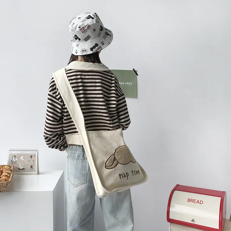 Youda оригинальный стиль женская милая плюшевая вышитая сумка на плечо большая