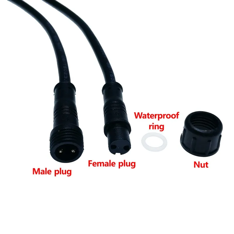 IP67 Светодиодный разъем для кабеля 2/3/4 Pin 0 5/0 75 (мм2) Док станция питания