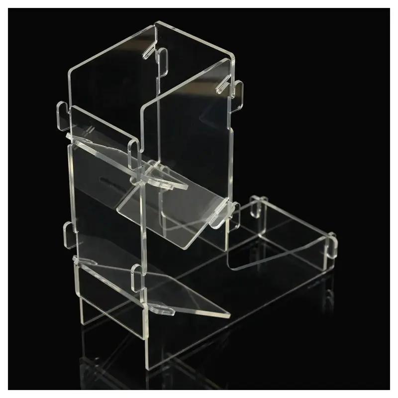 Acrylic Transparent Prism Gaming Dice Towers Toy DIY Board Game 175X155X62mm | Спорт и развлечения