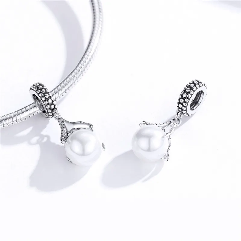 Новинка подлинное серебро 925 пробы хвост русалки Пресноводный Жемчуг подвеска
