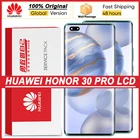 100% оригинал 6,57 ''ЖК дисплей с рамкой для Huawei Honor 30 Pro ЖК-дисплей с сенсорным экраном дигитайзер в сборе для EBG-AN00 запасных частей