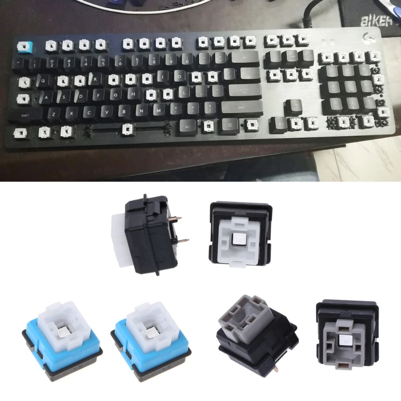 Romer-G ось переключения G910 G413 G512 G513 K840 G810 Черный Синий Серый 2 шт. | Компьютеры и офис