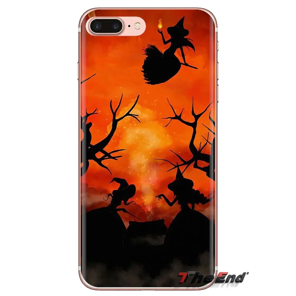 Картина ведьма акварель Арт Декор силиконовый чехол для телефона Samsung Galaxy A3 A5 A7 A9