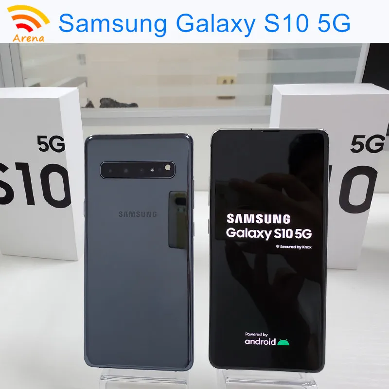 Оригинальный мобильный телефон Samsung Galaxy S10 5G G977N 【 99% Новый 】разблокированный
