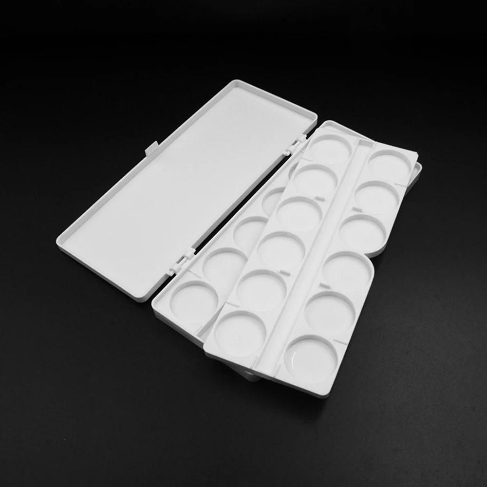 

24 Grid Nail Art Palette Paint Draw Watercolor Plastic Palette Tray New Nail Art DIY Tools Manicure Accessories