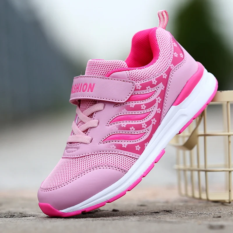 Autumn Hot Style Children Casual Shoes Breathable Mesh Sneakers Girls Flat Fashion Kids Sport Brand Trainer | Спорт и развлечения