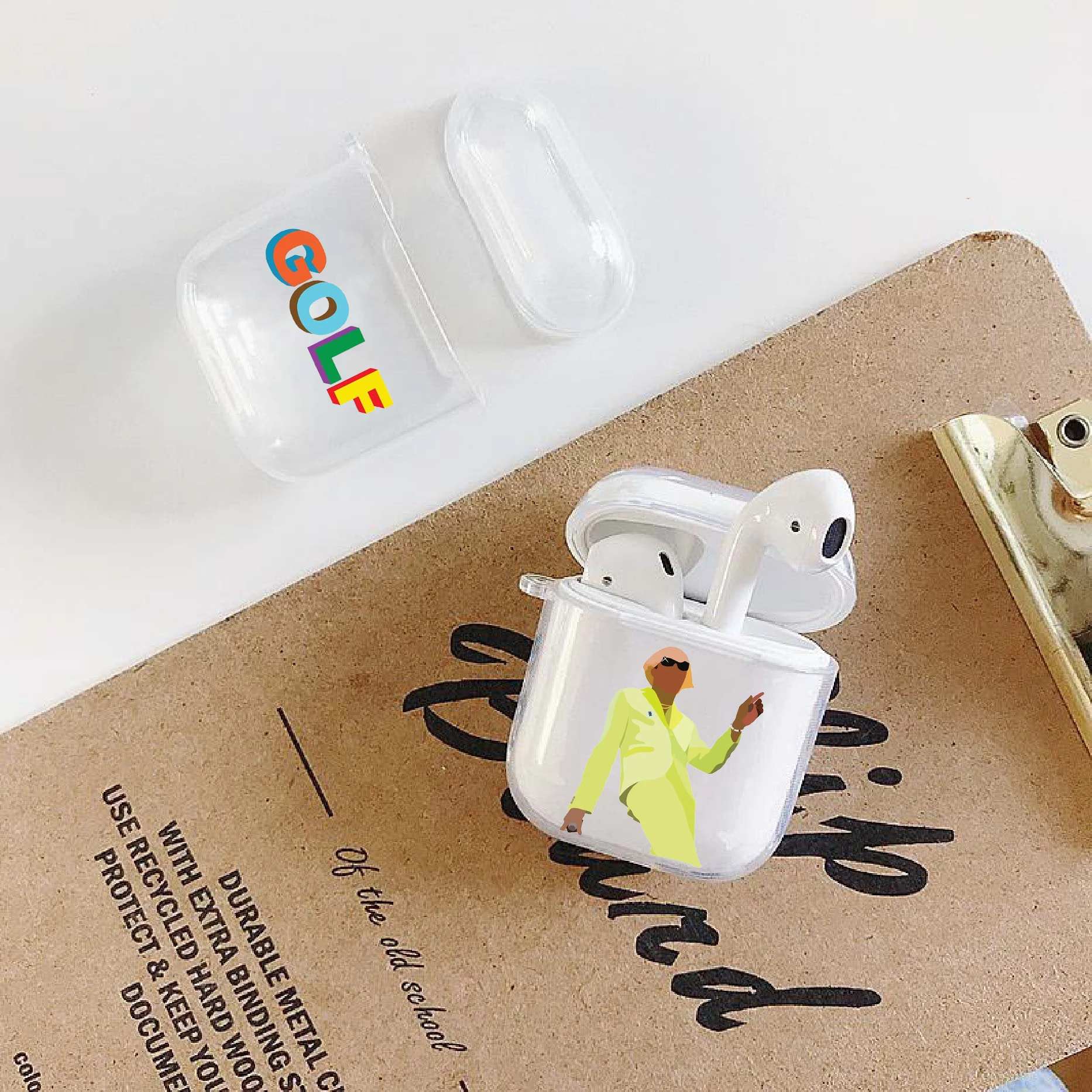 Чехол для Airpod pro прозрачный силиконовый чехол Airpods 2 1 3 s | Мобильные телефоны и