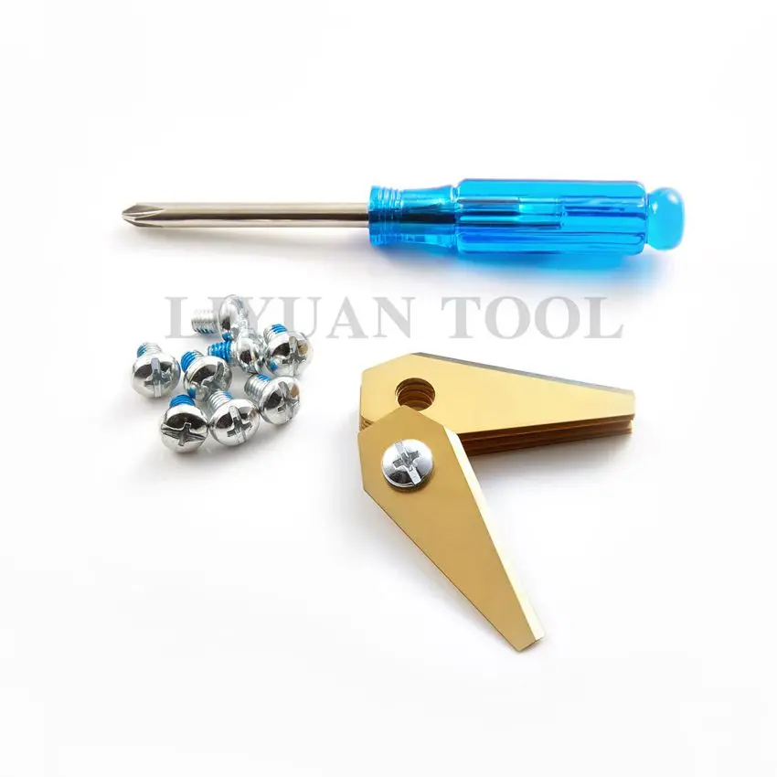 Сменные лезвия и винты с титановым покрытием 18X подходят для газонокосилки Bosch indgo