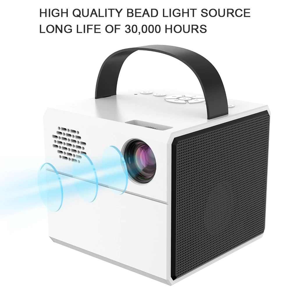 Портативный мини-проектор Q2 проекторы для домашнего кинотеатра поддержка