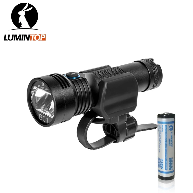LUMINTOP B01 велосипедная фара CREE XPL HD Micro USB Перезаряжаемый Фонарик 18650 литий ионная