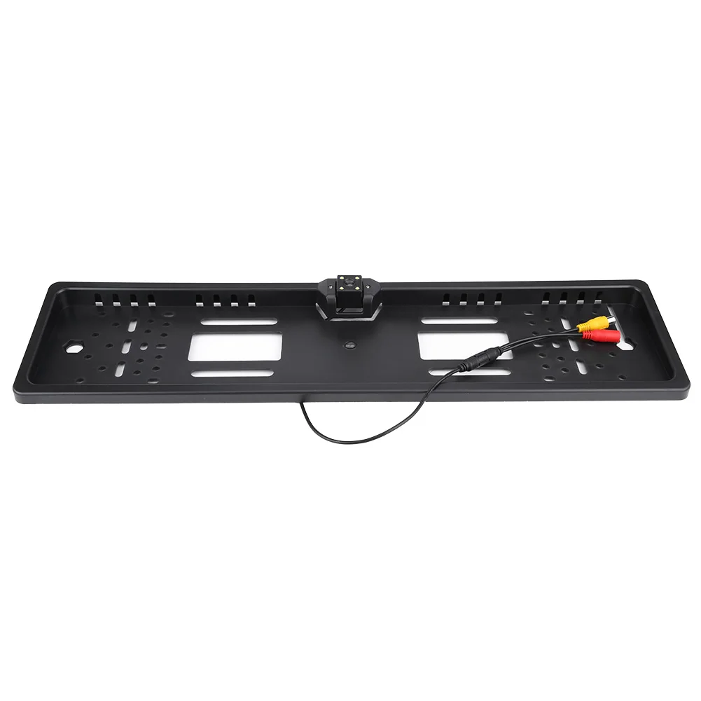 

DC 12V Car Rear View Camera U.S EU European License Plate Frame Waterproof Night Vision Reverse Backup Camera 4 IR LED light