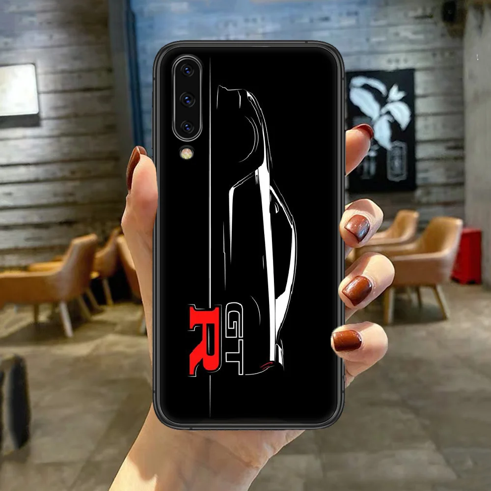 

GTR Luxury Sport Car Phone Case For For SamSung Galaxy A M 5 8 10 20 30 31 40 50 51 70 71 80 S E Black black Back 3D Waterproof