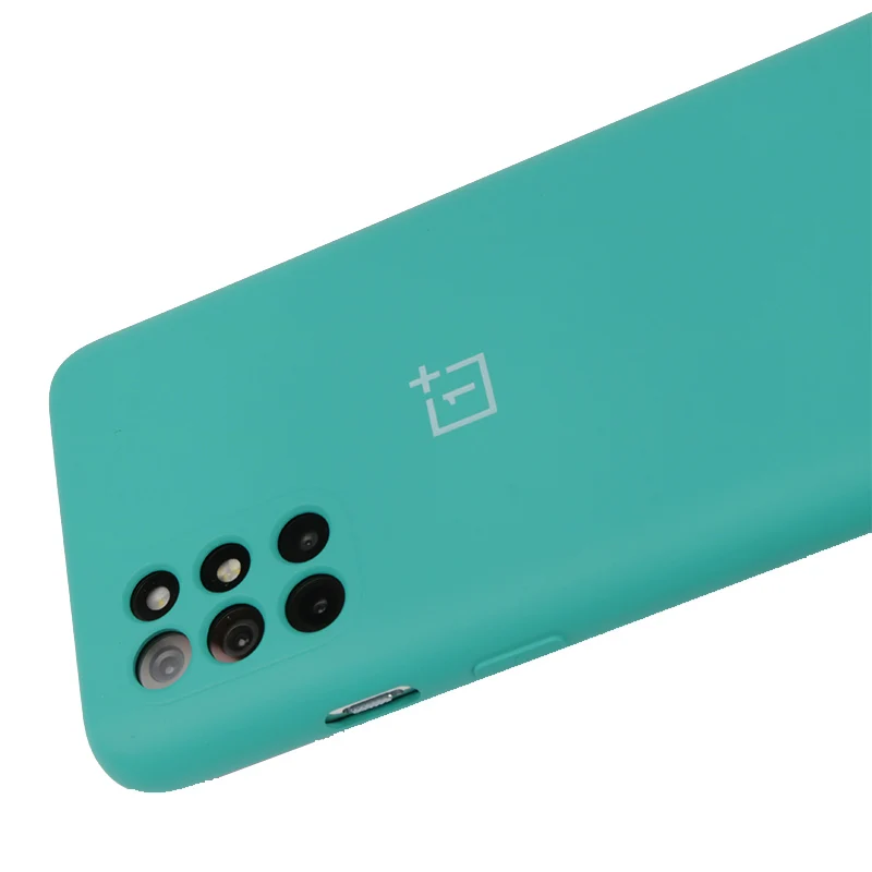 Оригинальный чехол Oneplus 8T из жидкого силикона мягкая отделка защитный детская