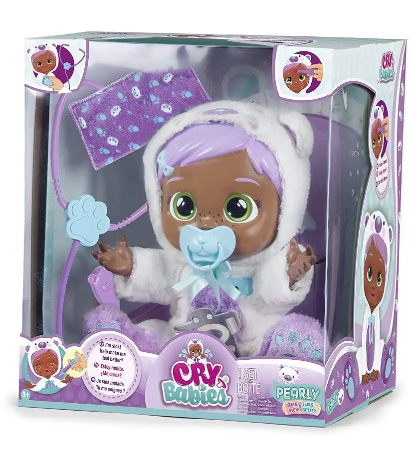 

Cry Doll Baby Simulation Doll Reborn Cry Baby Magic Tears Unicorn Doll Pretend Play Toys For Girls Kawaii Reborn Vinyl Kids Gift