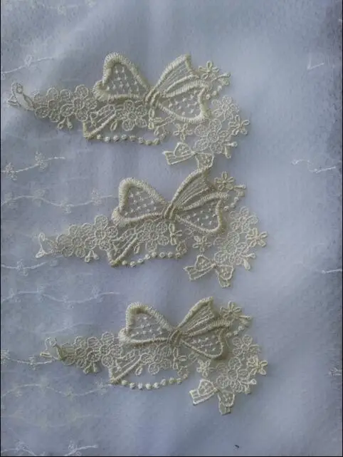 5 шт. маленькие модные вышитые цветы кружево воротник аппликация мотив нашивки