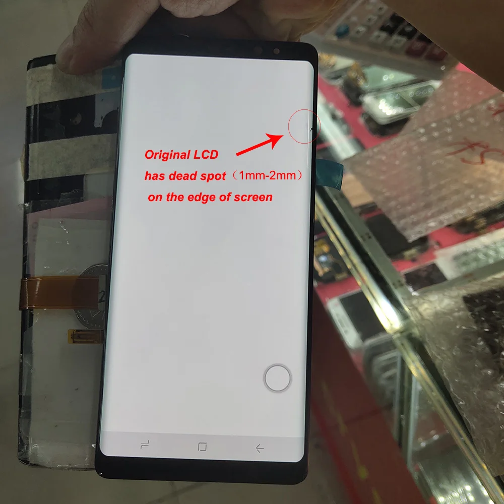 ЖК дисплей AMOLED для Samsung Galaxy Note 8 N9500 N950F N950FD с сенсорным экраном и дигитайзером в