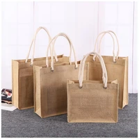 linen bag storage bag shopping bag linen bag canvas customized new fashion shopping bag