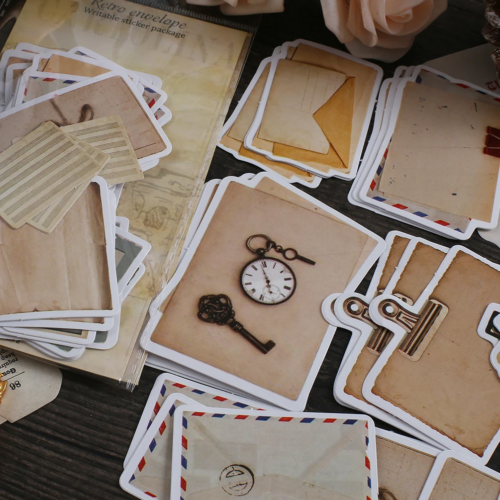 45 шт. винтажные наклейки в виде букв | Дом и сад