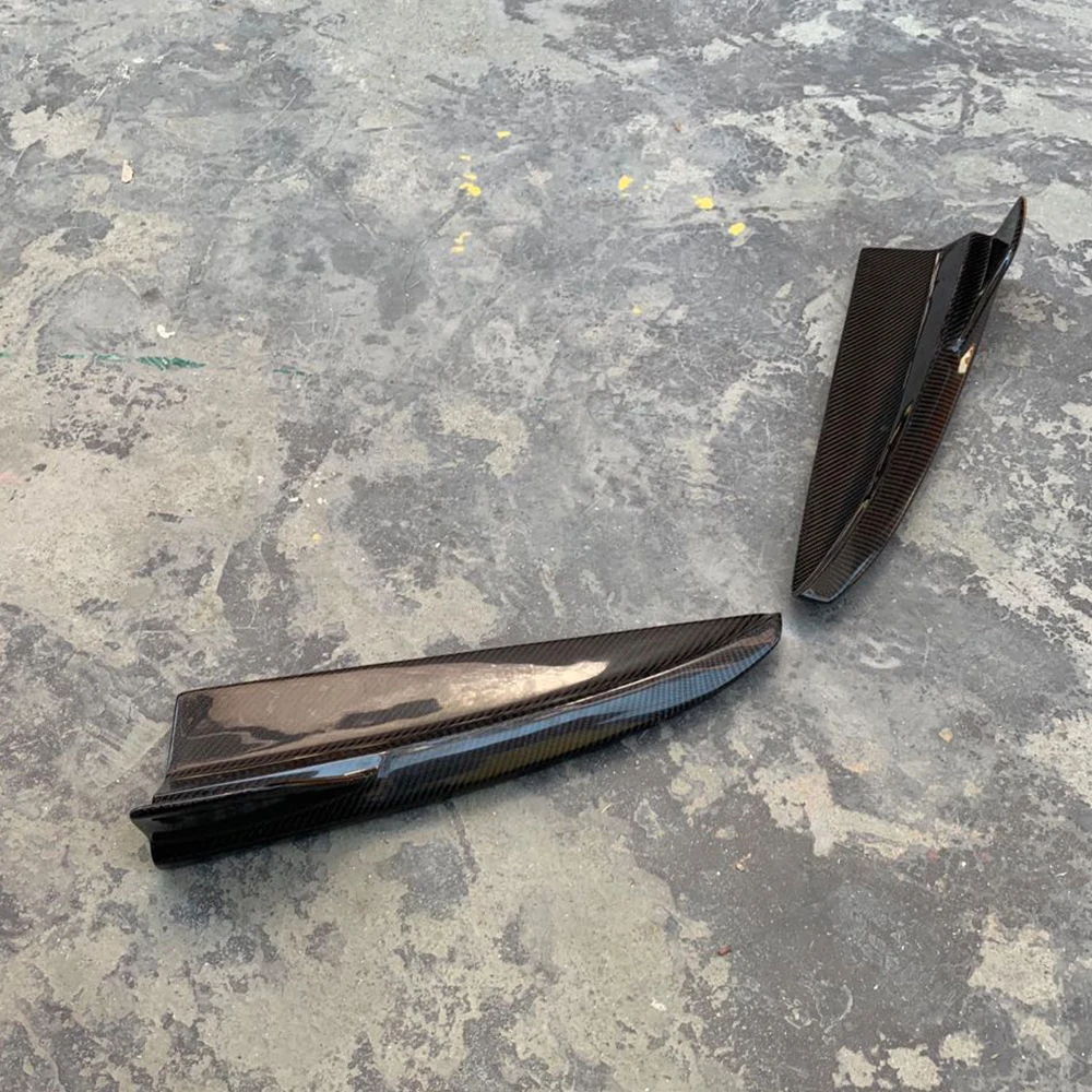 Боковой разветвитель заднего бампера из углеродного волокна фартуки для Benz W205 S205