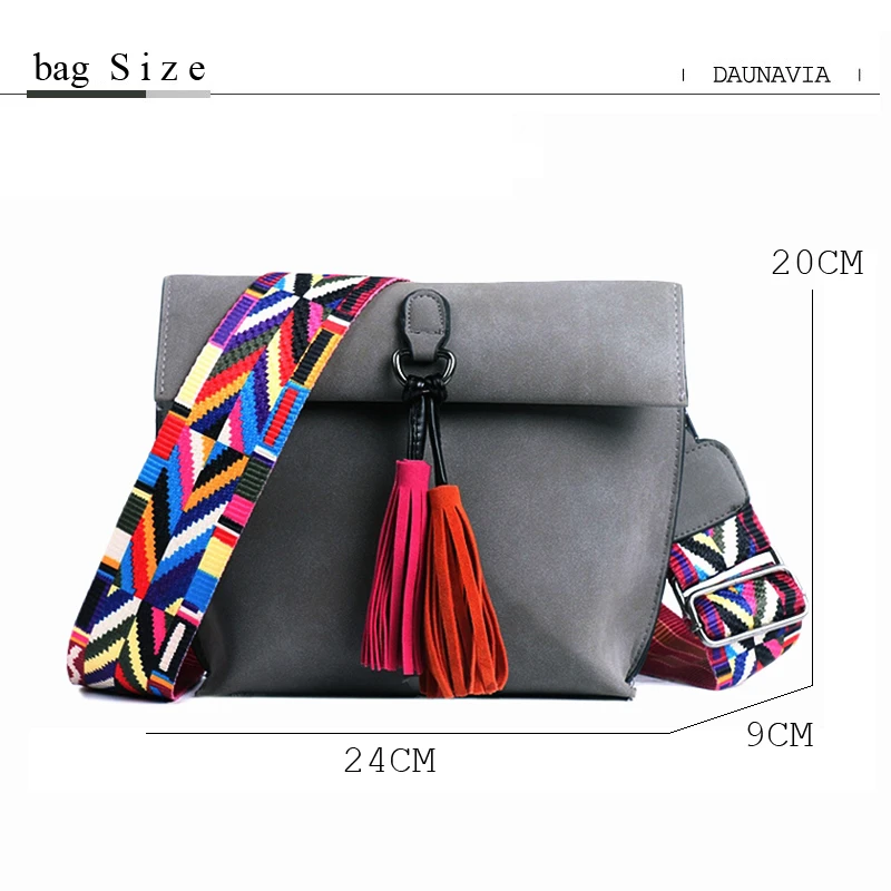 

SWDF New Women Messenger Bag Tassel Crossbody Bags For Girls Shoulder Bags Female Designer Handbags Bolsa Feminina Bolsos Muje