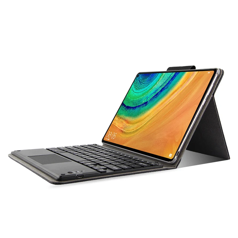 Для huawei MatePad Pro 10 8 дюймов Беспроводной клавиатура кожаный чехол 2 в 1 Анти Царапины