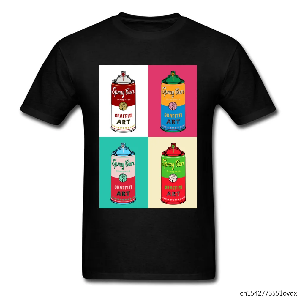 

Graffiti Tools Painting T Shirt New Men's Tshirt White Black Red Spray Can Art T-Shirt