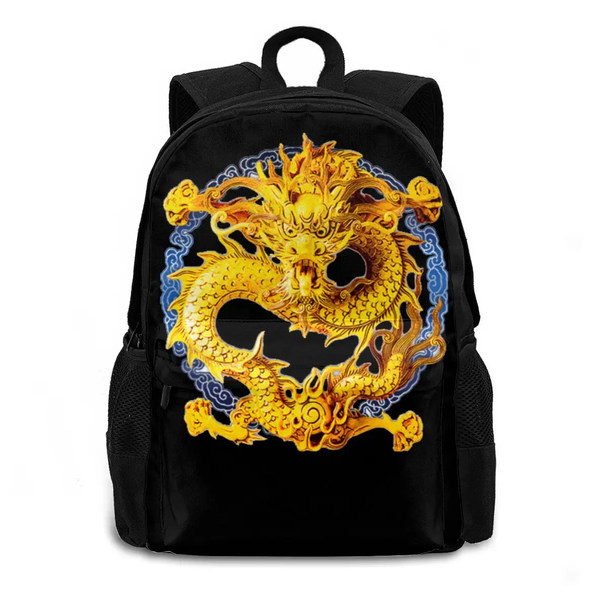 

Japanese art Backpack Team Chinese Dragon Ed Hardies Backpacks Trending Bag Man Woman Schoolbag