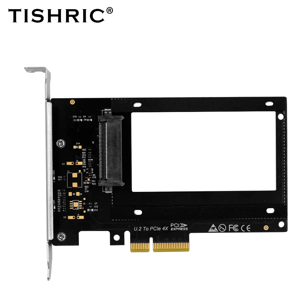 

Плата адаптера TISHRIC поддерживает только жесткий диск U.2 PCIE 4X, высокоскоростная Плата расширения для майнинга компьютеров и дисков 400