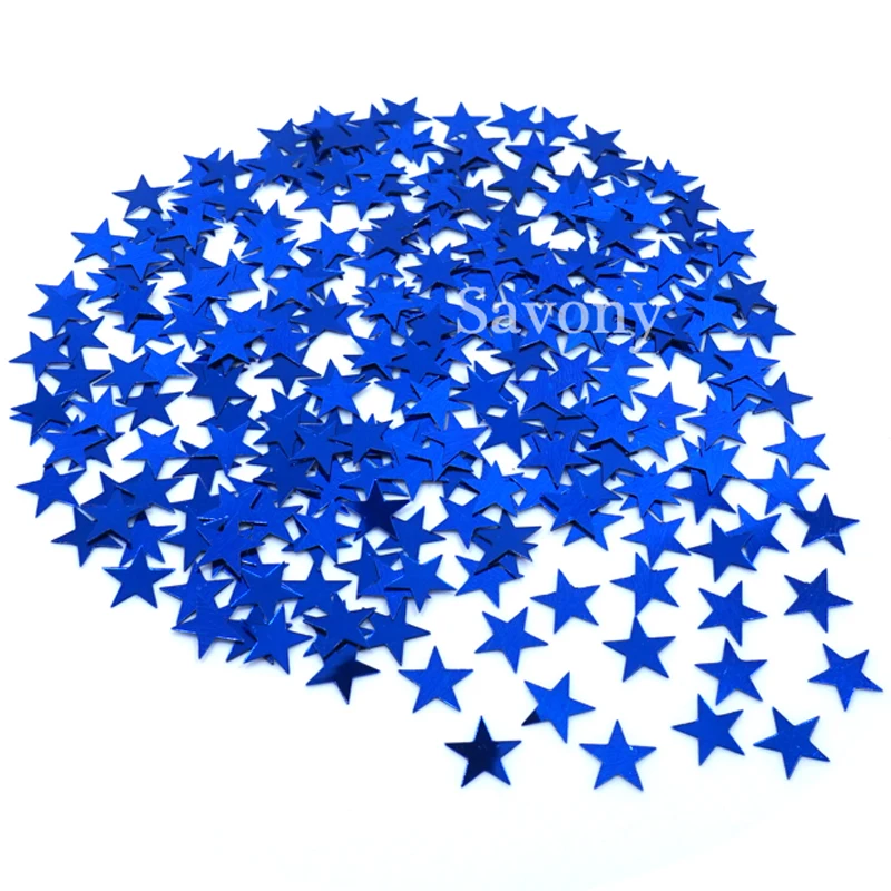 1000 шт. 10 мм золотые серебряные звезды блестки звезда металлик многоцветная с