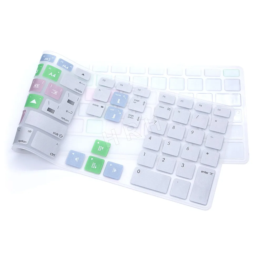 Чехол для клавиатуры HRH Avid Media player Hotkey Обложка Apple с цифровым стандартом USB Для iMac G6