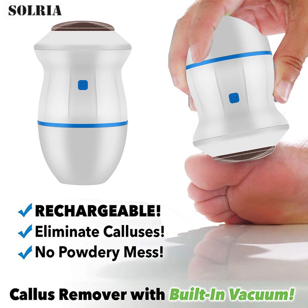 

Electric Vacuum Suction Foot Grinder, USB Electronic Foot File Pedicure Tool, Two-speed Callus Remover for Cracked and Dry Skin