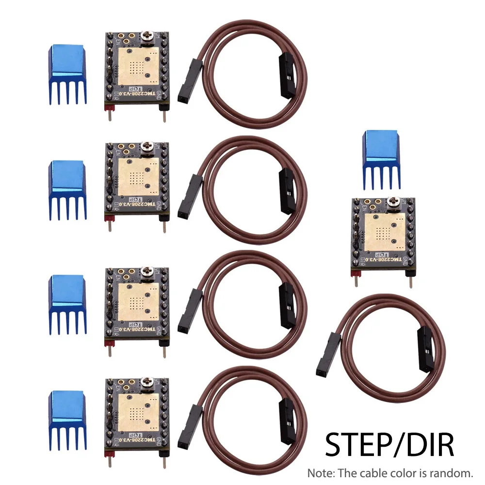 

1/4/5pcs TMC2208 V3.0 Stepper Motor Driver Stepstick STEP/DIR or UART 3D Printer Parts