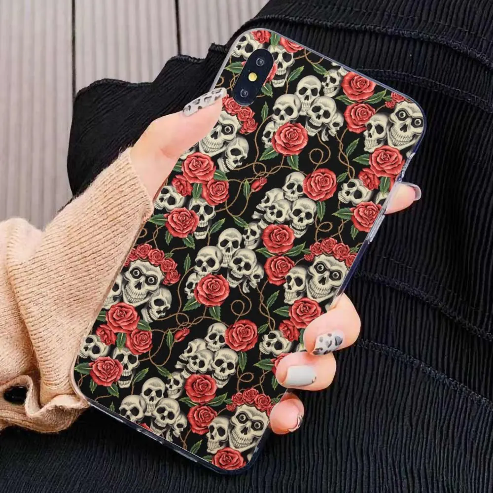 Для Samsung Galaxy S6 S10E S10 Edge Lite Plus Core Grand Prime Alpha J1 mini Skull игральная карта Сексуальная