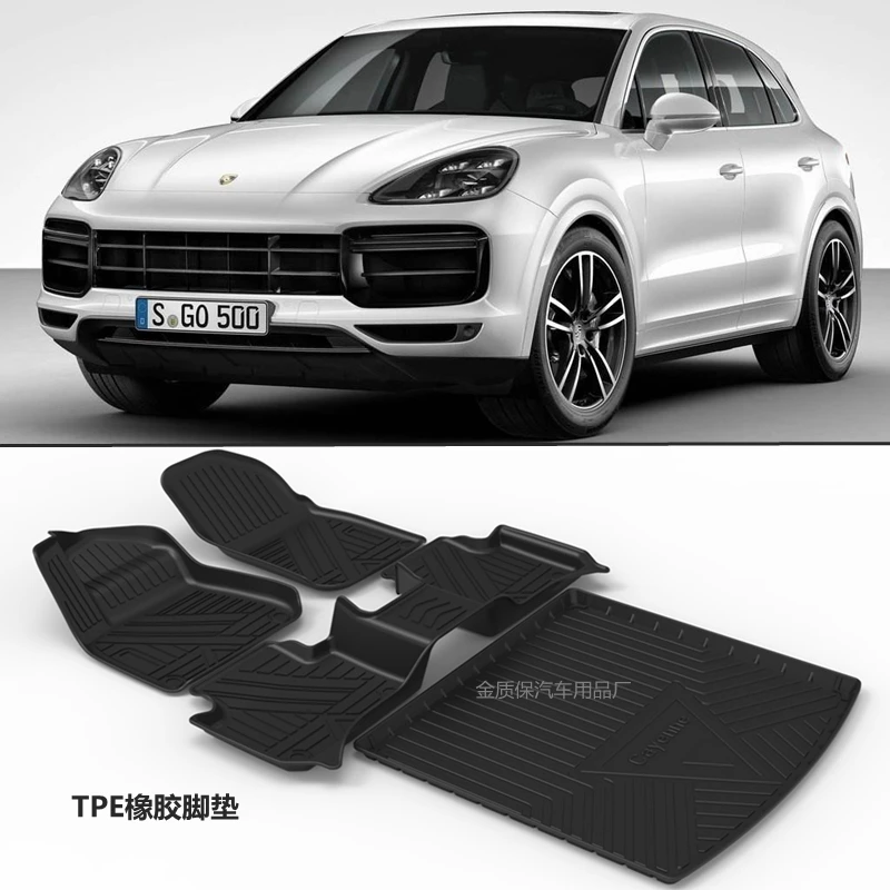 Use for Porsche Cayenne custom car All-Weather TPO Floor car foot Mat Fit For Porsche Cayenne waterproof trunk mat car floor mat