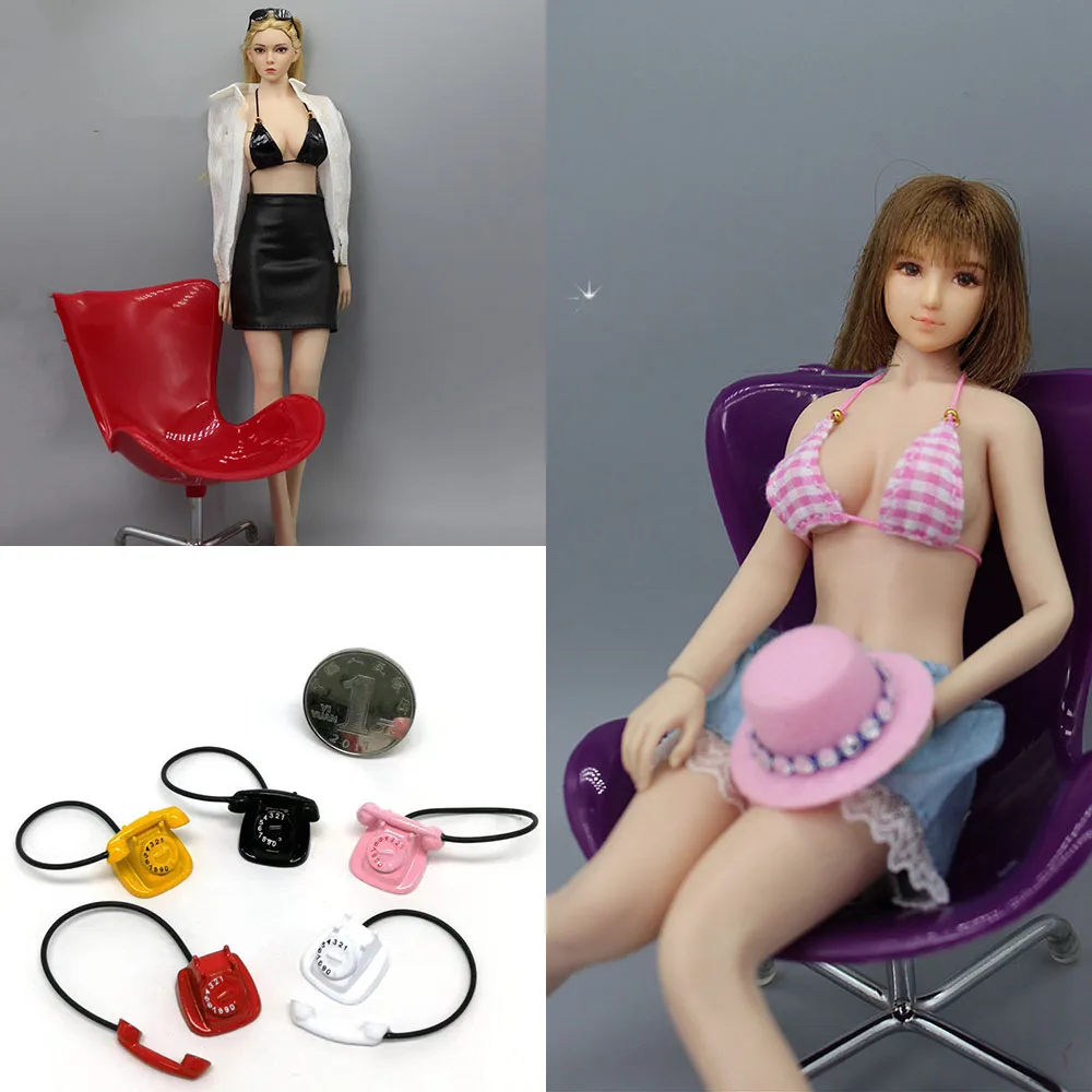 

1/6 Scale Female See-through Top Shirt hat Sunglasses Japanese Denim Shorts Model for 12'' Action Figure Body