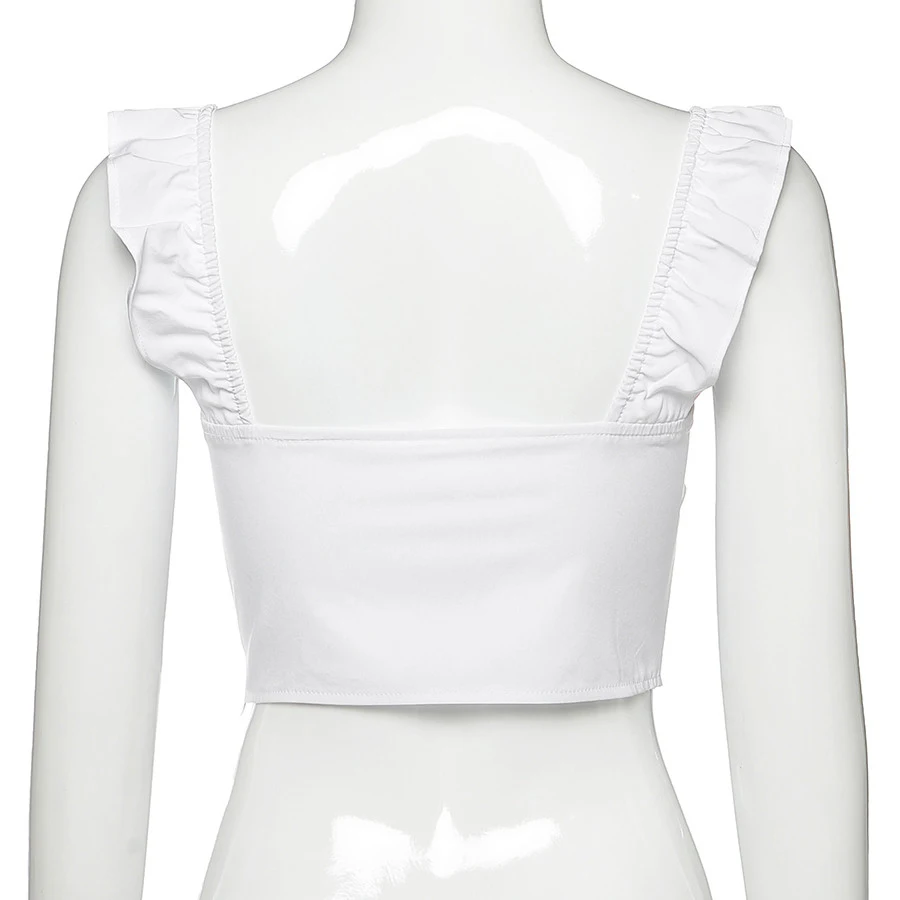 

2020 Summer Women Sexy Tank Top Chest Female Soft fabric Vest Crop Tops Basic Slim Top