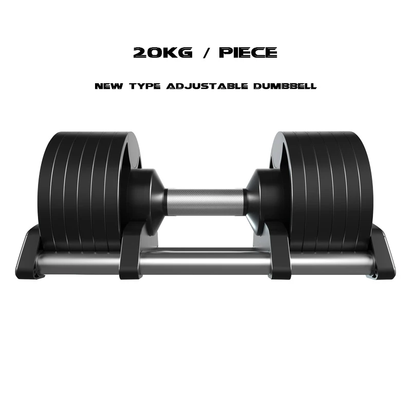 

New Upgraded 2-20 KG Weight Adjustable Dumbbell Professional Gym Fitness Cast Iron Dumbbells