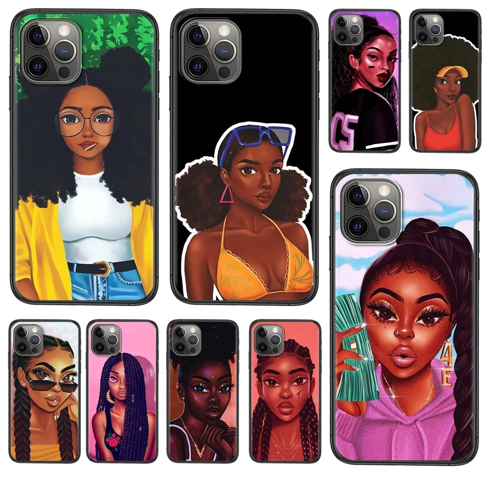 Дешевые мужские черные женские искусственные афро-девушки мягкие чехлы для