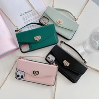 pu leather case for iphone 11 phone cases for 11pro max cases iphone 11 bag shockproof back cover for girls