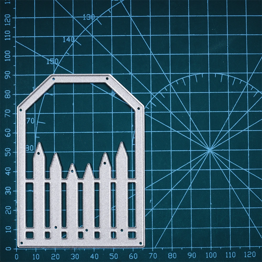 

Kokorosa Garden Fence Metal Cutting Dies Courtyard Park Frame Stencils DIY Scrapbook Embossing Album Paper Card Craft New 2021