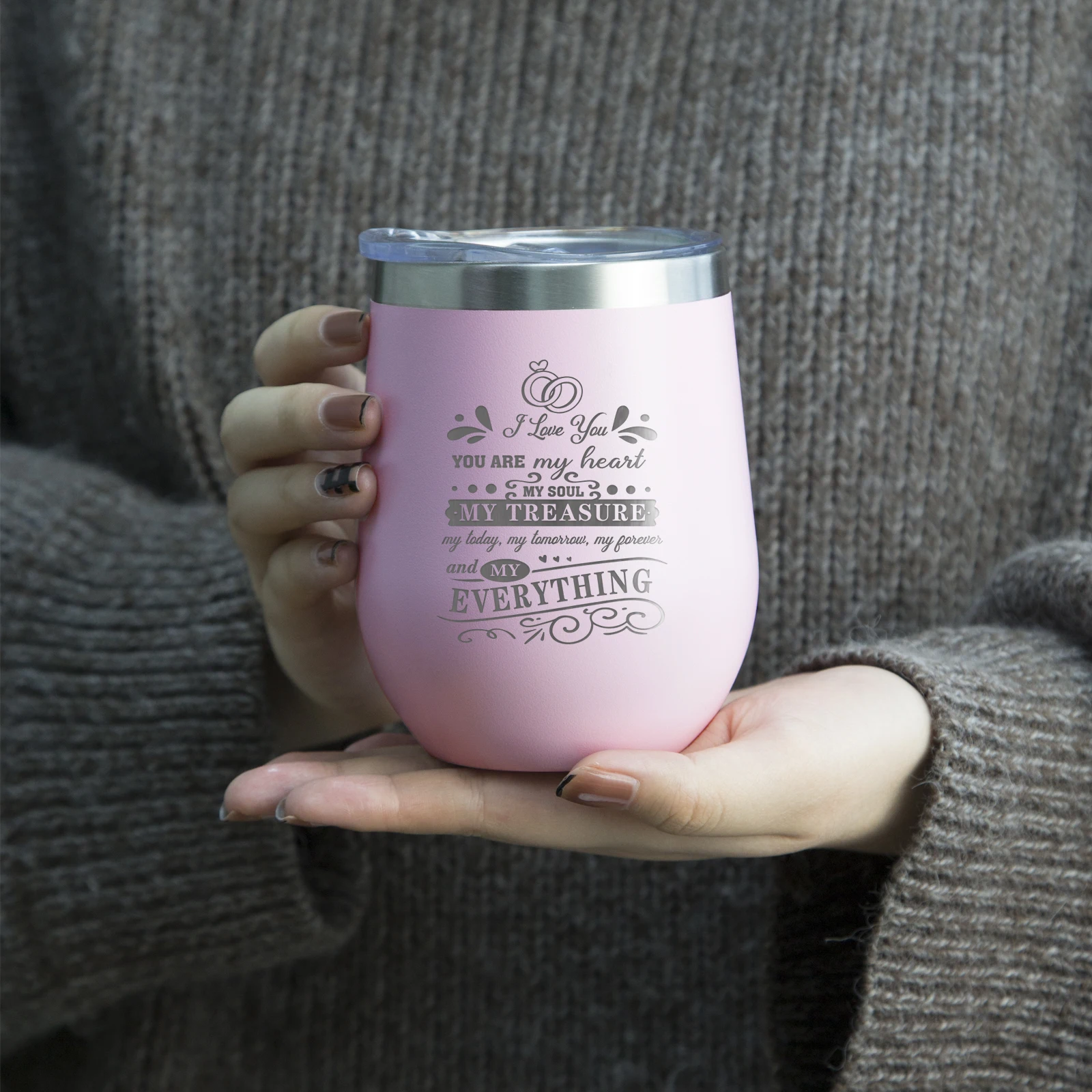 Розовый термос из нержавеющей стали с крышкой и соломинкой интересная чашка