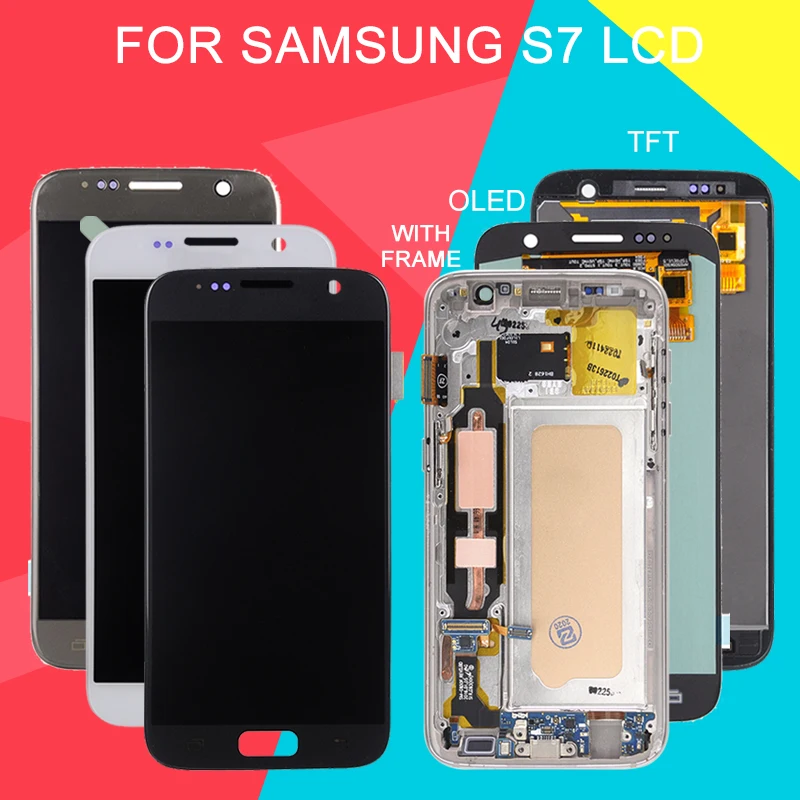 CattenyЖК дисплей dinfriend для Samsung Galaxy S7 G930 с сенсорным экраном дигитайзер G930FD G930S G930L G930F