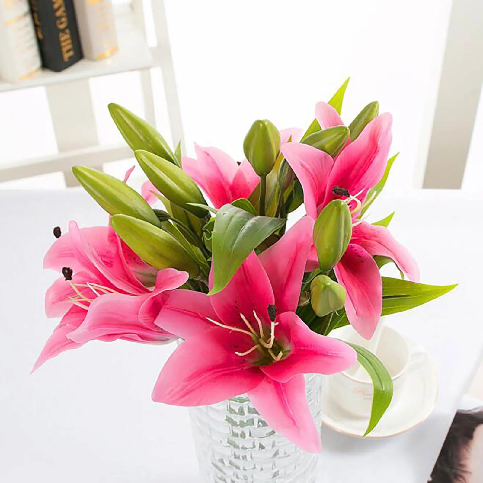 

Artificial Outdoor Flowers Fake Flowers Green Shrubs Garden Porch flores artificiales