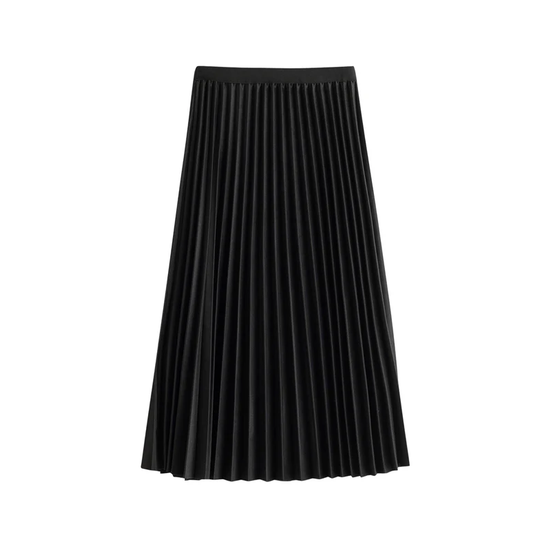 Юбка трапециевидная Женская в винтажном стиле плиссированная элегантная юбка