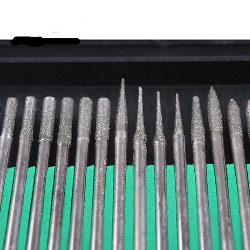 30 шт 2 35/3 мм алмазные шлифовальные заусенцев иглы гравировка по дереву машинка