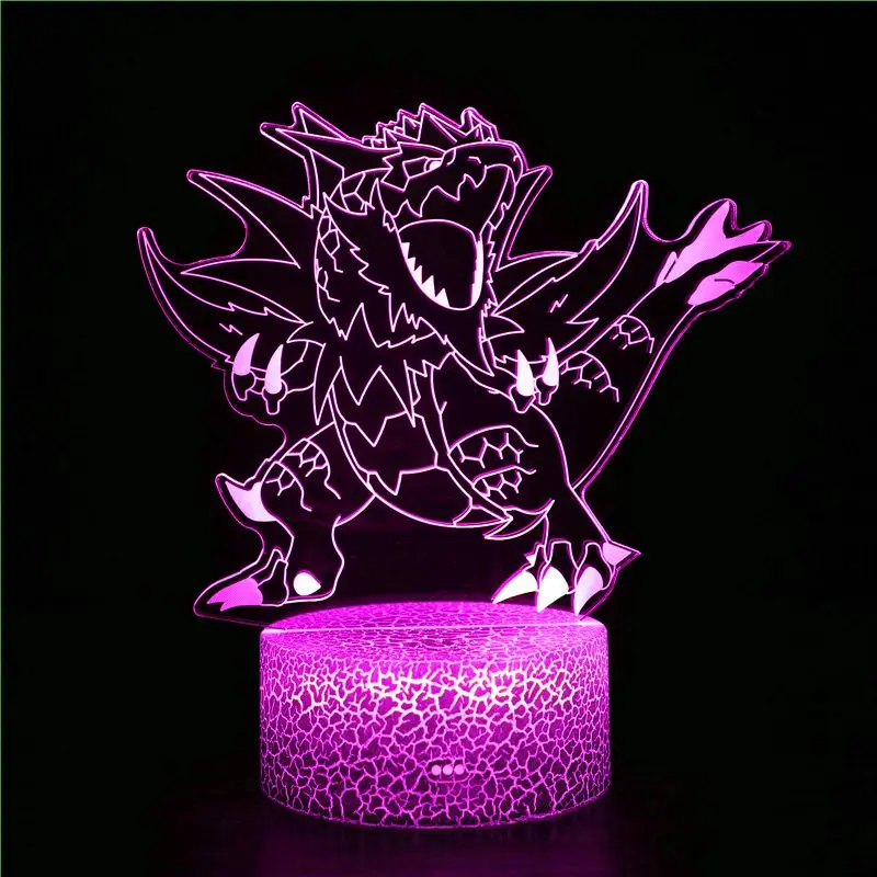 

Acrylic 3D cartoon animation for dinosaur alien monster dragon children's toy Christmas birthday Halloween Valentine's day gift