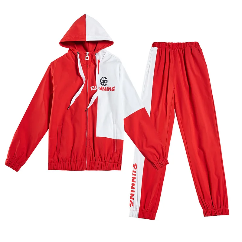 

Autumn Women Sportswear Tracksuit Zip Up Hooded Jacket Sweatshirt+pant Running Jogger Fitness Gym Workout Casual Set Sport Suit