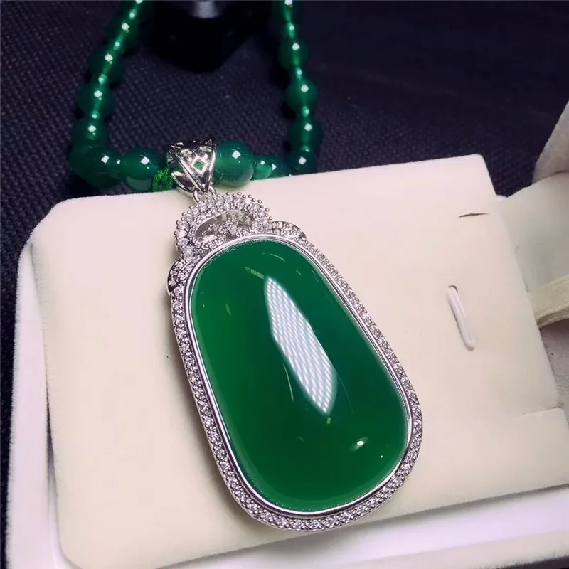 LETSFUN изящные ювелирные изделия 925 серебро инкрустированный натуральный зеленый